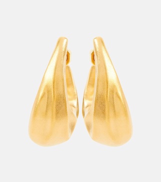 Olivia Medium gold-plated hoop earrings