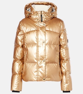 Hella metallic down ski jacket