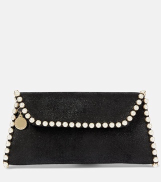 Falabella embellished clutch bag