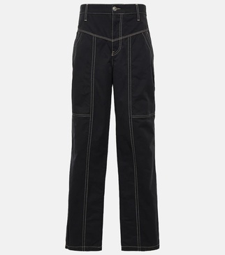 Denzel high-rise wide-leg jeans