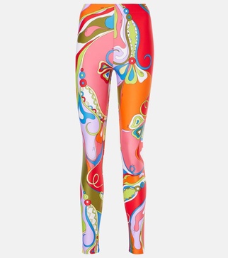 Orchidee printed leggings