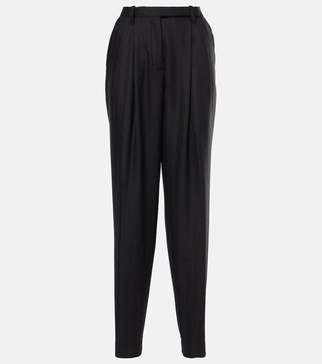 Modern Sophistication pinstripe wool pants