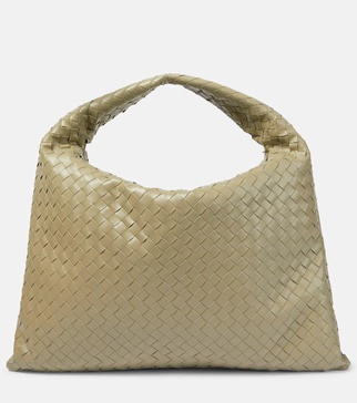 Hop Intrecciato Large leather tote bag