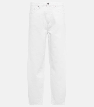 High-rise barrel-leg jeans