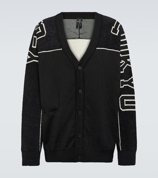 Logo cardigan 