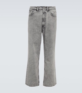 Third cut wide-leg jeans