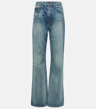 Mitchell low-rise wide-leg jeans