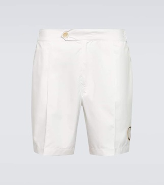 Mid-rise Bermuda shorts