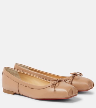 Mamadrague leather ballet flats