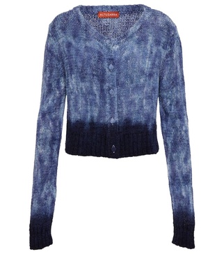 Stiles tie-dye silk cardigan