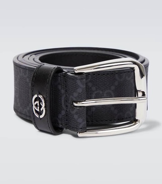 GG leather belt