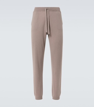 Wool and cashmere sweatpants