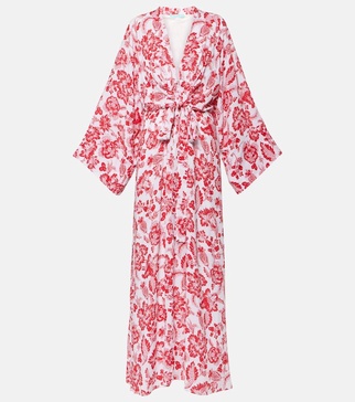 Wisdom floral wrap dress