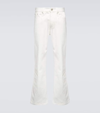 High-rise straight jeans