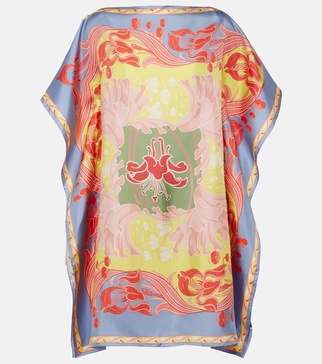 Etro Summer silk twill top