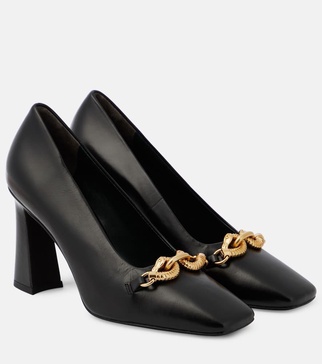 Jessa leather pumps