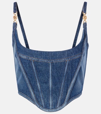 Medusa '95 denim bustier