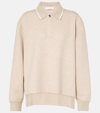 Genevieve cloque polo sweater