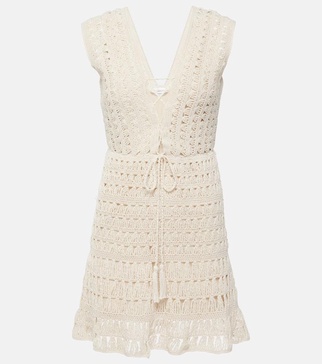 Jennifer crochet cotton minidress