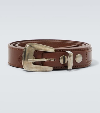 Leather belt