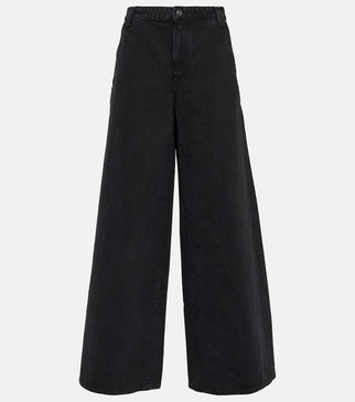 Jacob low-rise wide-leg jeans