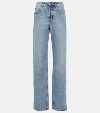 High-rise wide-leg jeans