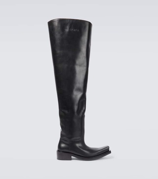 Santiago over-the-knee leather boots