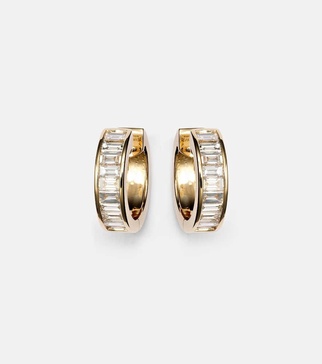 Hannah 18kt gold earrings with diamonds