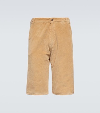 Cotton corduroy shorts