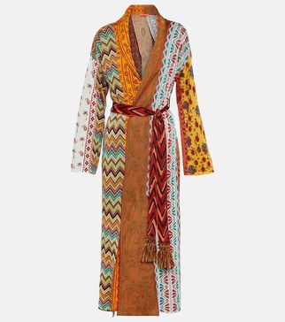 Scent of Incense patchwork coat