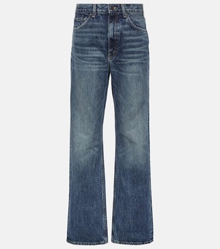 Mitchell mid-rise straight jeans