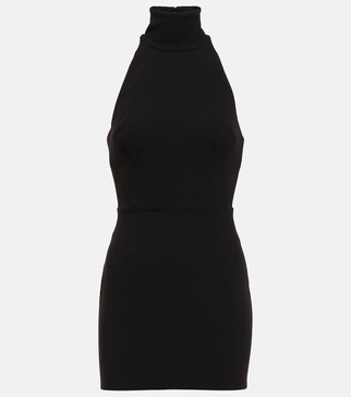 Halterneck bodycon minidress