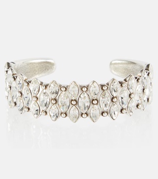 Celenia crystal-embellished cuff bracelet