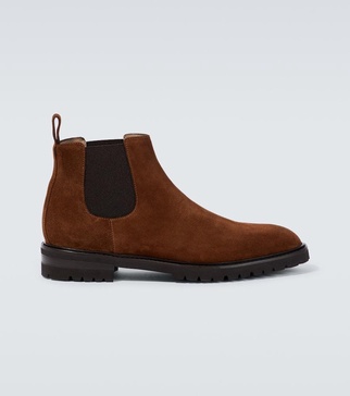 Brompton suede Chelsea boots