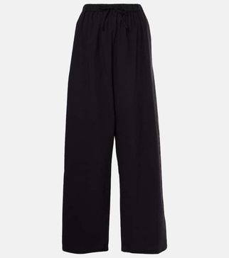 Hubert cotton wide-leg pants