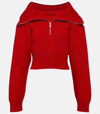 Le Maille Risoul cropped wool sweater