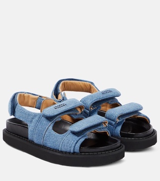 Madee denim slingback sandals