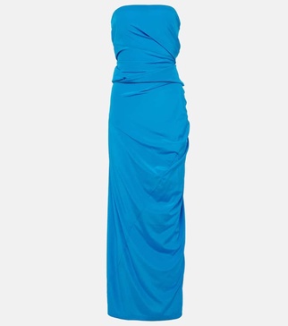 Odette strapless maxi dress