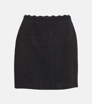 Tweed miniskirt