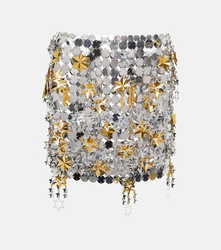 Embellished miniskirt 