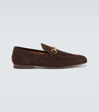 Jordaan Horsebit Suede Loafers