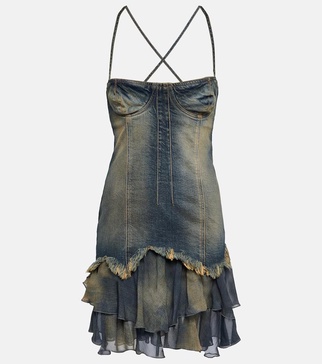 Denim minidress