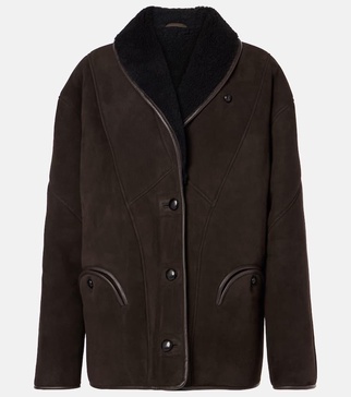 Tatoosh shearling-lined suede jacket