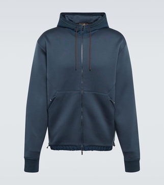 Medfield cotton-blend hoodie