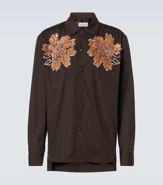 Embroidered cotton shirt