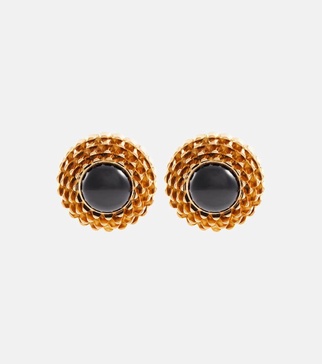 Embellished clip-on earrings