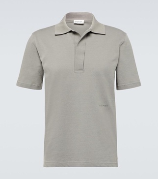 Cotton pique polo shirt