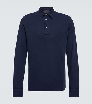 Cotton pique polo shirt