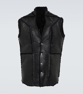 Shearling vest