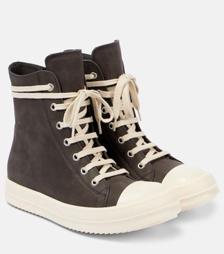 Geobasket suede high-top sneakers